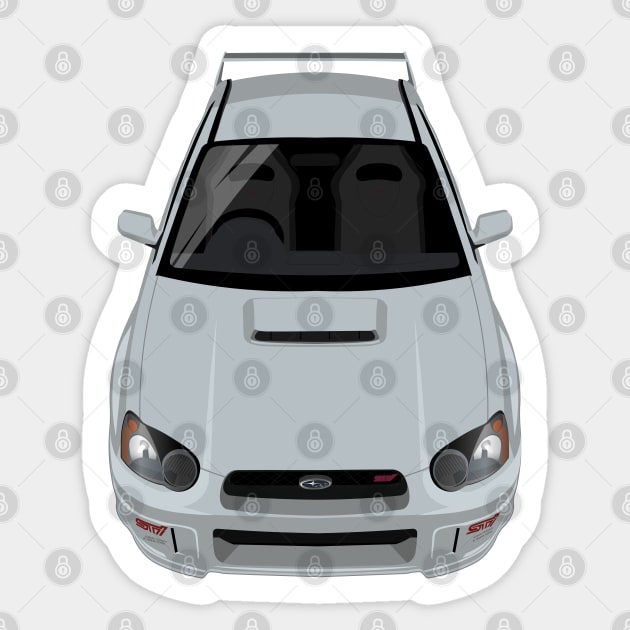 Impreza WRX STI 2nd gen 2003-2005 - Silver Sticker by jdmart